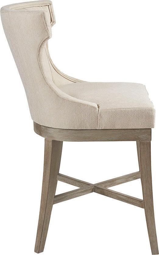 Olliix.com Barstools - Carson Counter Stool With Swivel Seat Cream