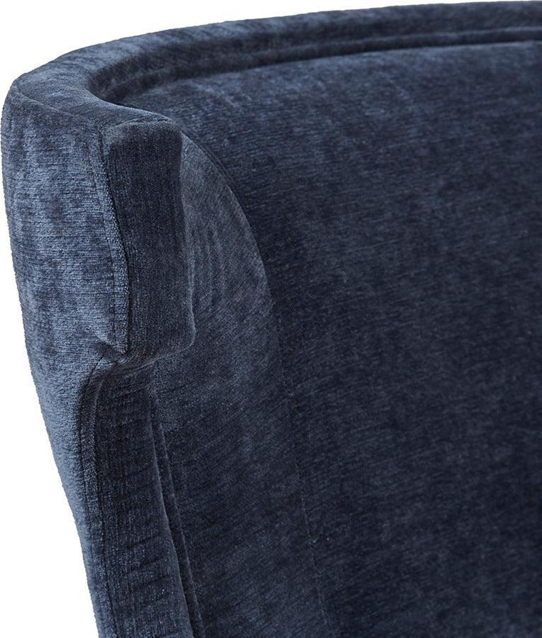 Olliix.com Barstools - Carson Counter Stool With Swivel Seat Navy