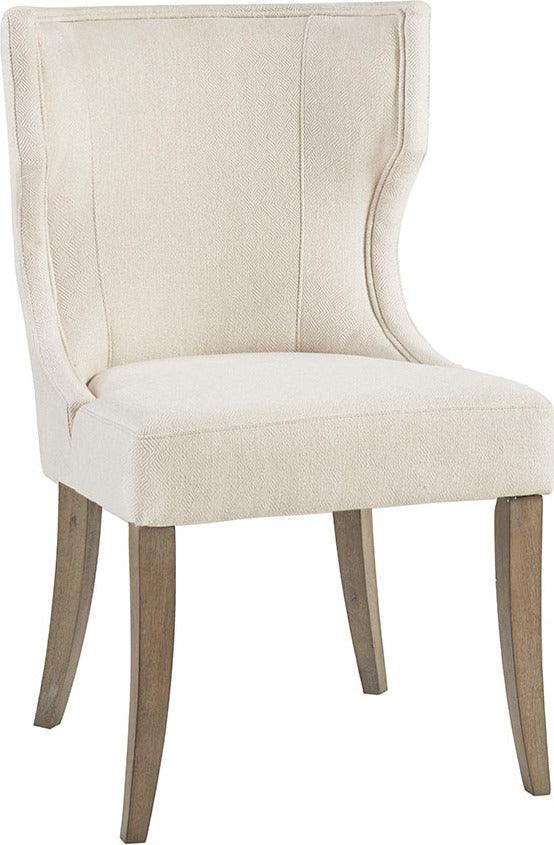 Olliix.com Dining Chairs - Carson Transitional Dining Chair 23.25"W x 26.5"D x 37.25"H Cream
