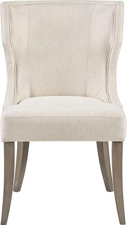 Olliix.com Dining Chairs - Carson Transitional Dining Chair 23.25"W x 26.5"D x 37.25"H Cream