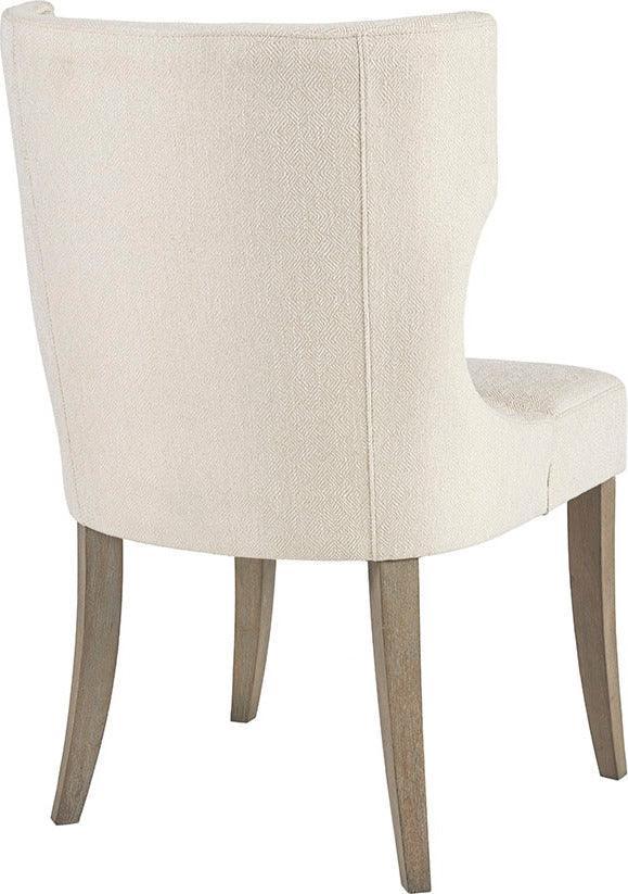 Shop Carson Transitional Dining Chair 23.25W x 26.5D x 37.25H Cream, Dining Chairs