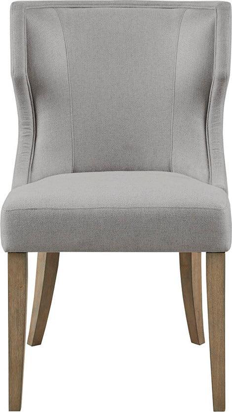 Olliix.com Dining Chairs - Carson Transitional Dining Chair 23.25"W x 26.5"D x 37.25"H Light Gray