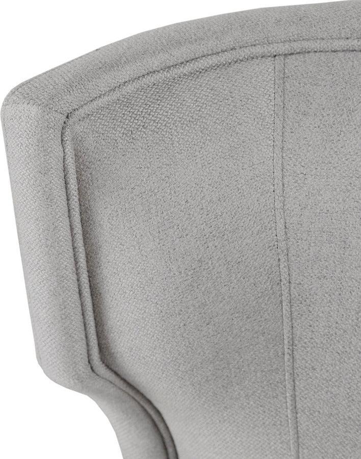 Olliix.com Dining Chairs - Carson Transitional Dining Chair 23.25"W x 26.5"D x 37.25"H Light Gray