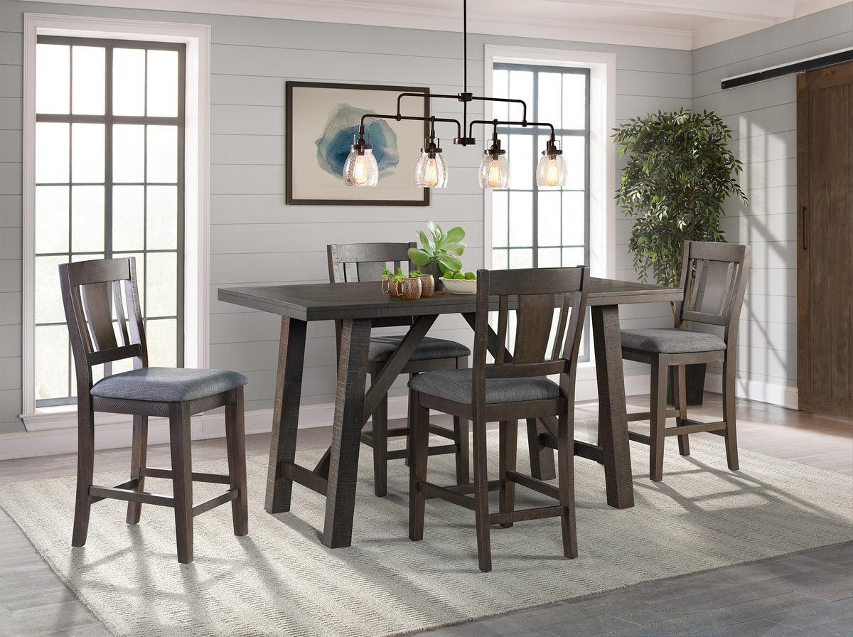 Elements Dining Sets - Carter Counter Height 5PC Dining Set-Table & Four Chairs