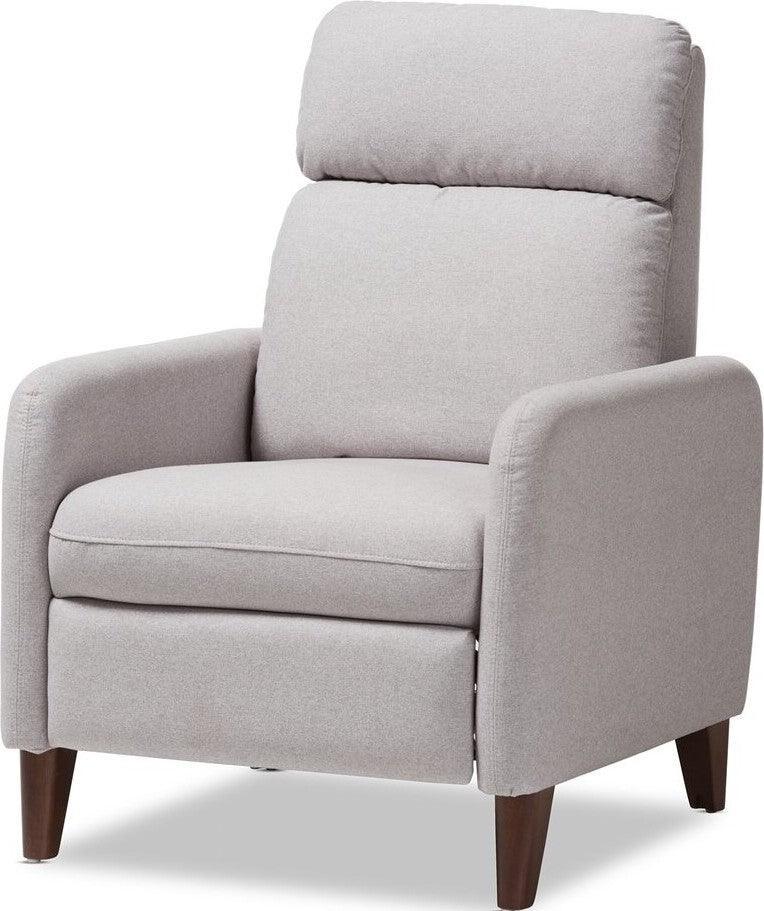 Wholesale Interiors Accent Chairs - Casanova Lounge Chair Light Gray