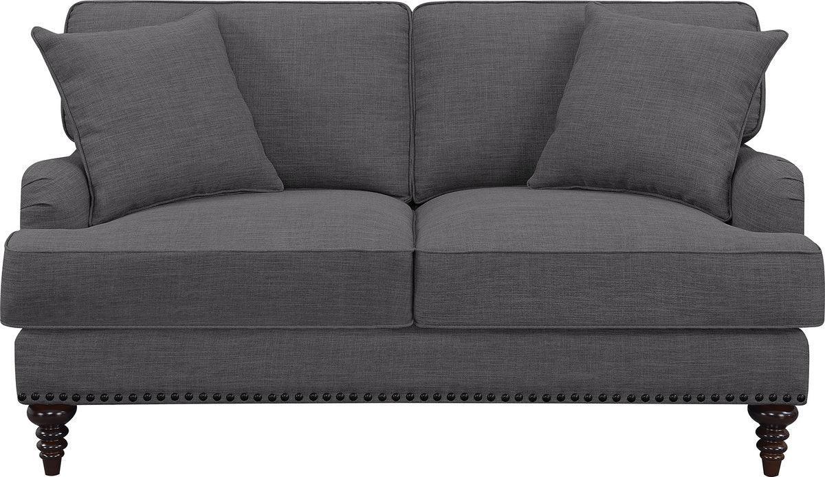 Elements Loveseats - Cassandra Loveseat in Charcoal