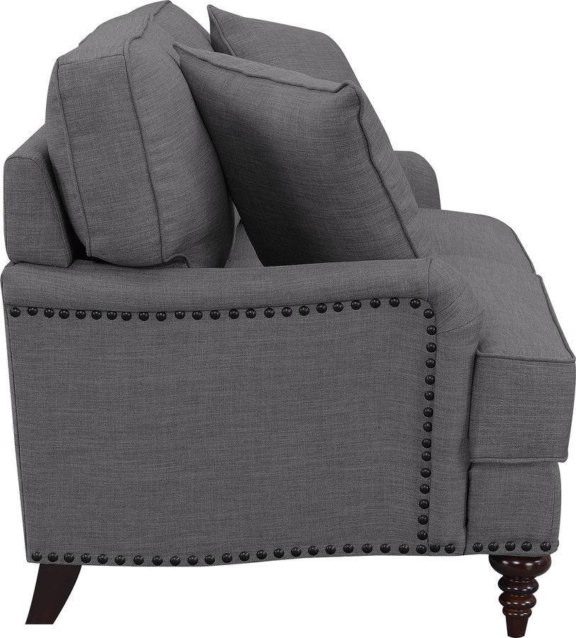 Elements Loveseats - Cassandra Loveseat in Charcoal