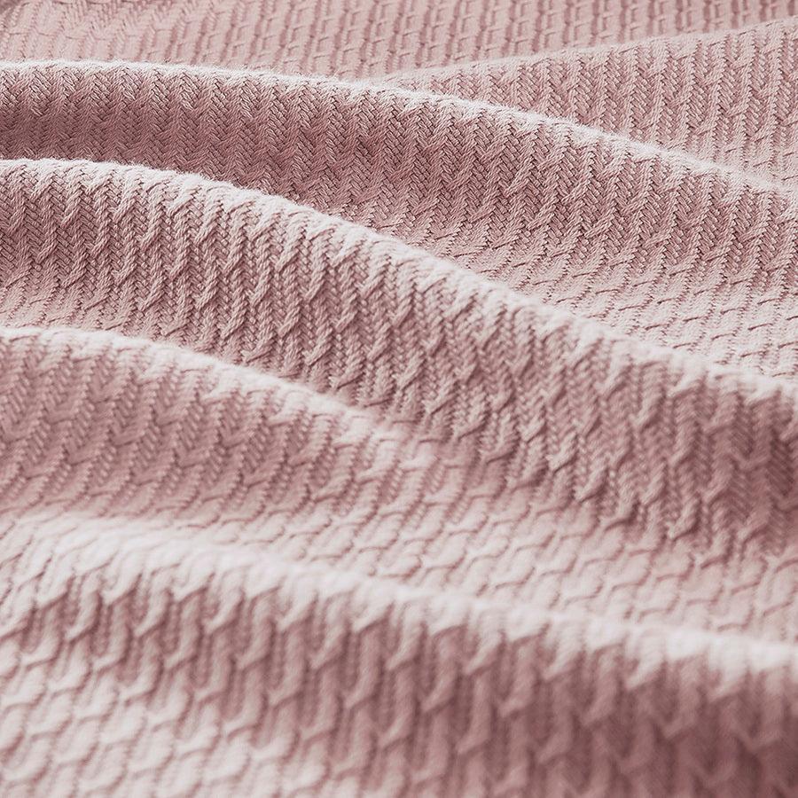 Olliix.com Comforters & Blankets - Casual Certified Egyptian Cotton Blanket King Rose