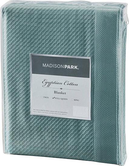 Olliix.com Comforters & Blankets - Casual Certified Egyptian Cotton Blanket King Teal