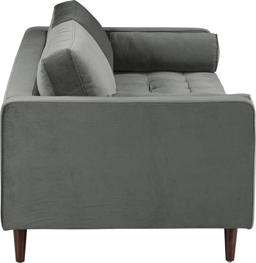 Tov Furniture Sofas & Couches - Cave Ash Gray Velvet Sofa