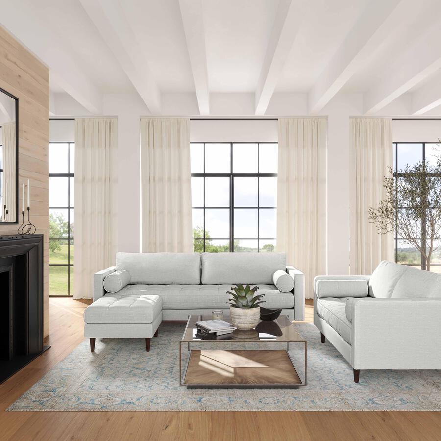Tov Furniture Loveseats - Cave Beige Tweed Loveseat