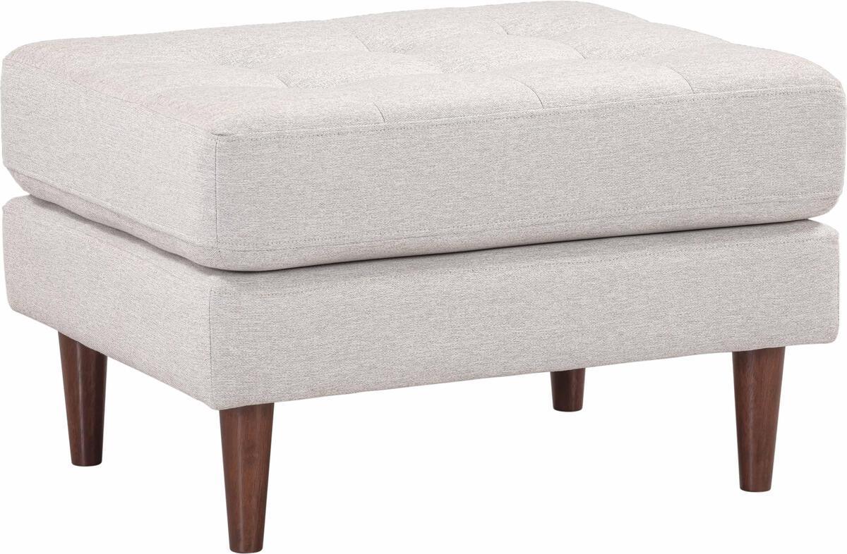 Tov Furniture Ottomans & Stools - Cave Beige Tweed Ottoman