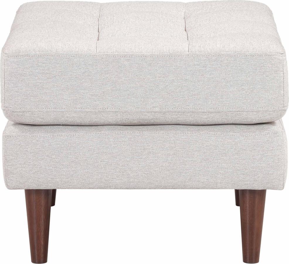 Tov Furniture Ottomans & Stools - Cave Beige Tweed Ottoman