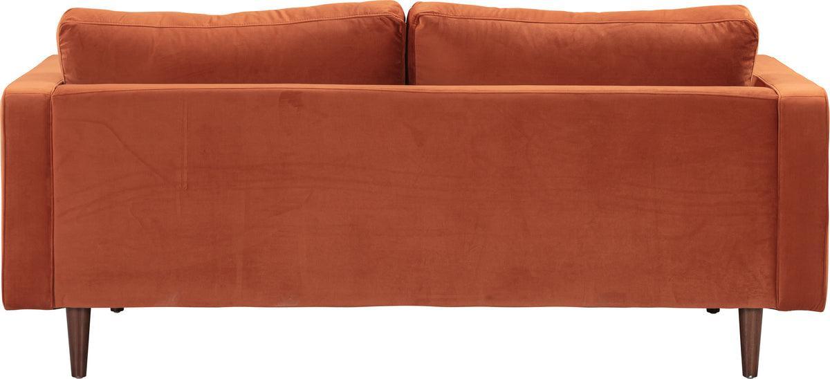Tov Furniture Loveseats - Cave Burnt Sienna Velvet Loveseat