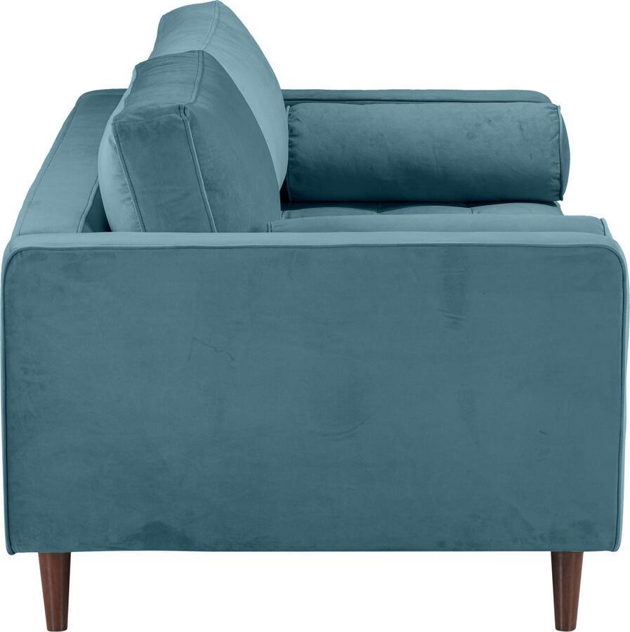 Tov Furniture Loveseats - Cave Dusty Blue Velvet Loveseat