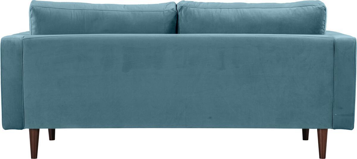 Tov Furniture Loveseats - Cave Dusty Blue Velvet Loveseat