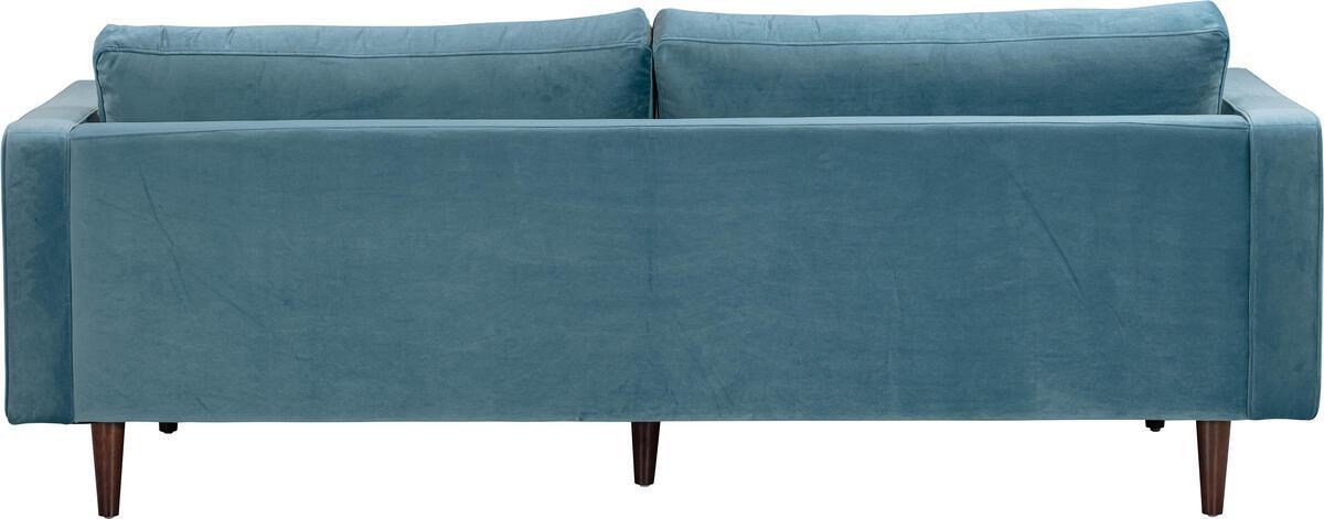 Tov Furniture Sofas & Couches - Cave Dusty Blue Velvet Sofa