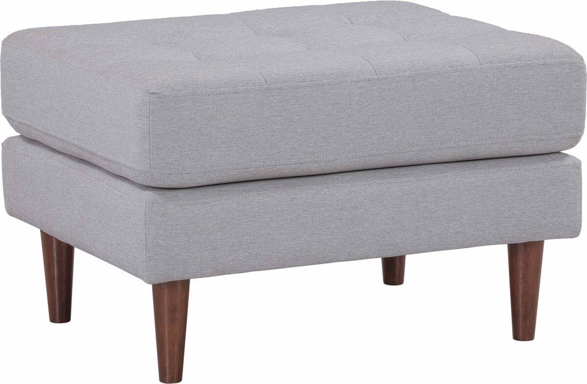 Tov Furniture Ottomans & Stools - Cave Gray Tweed Ottoman