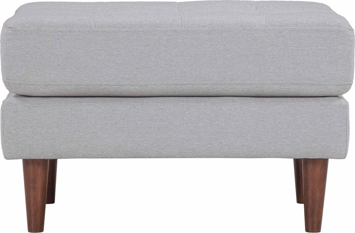 Tov Furniture Ottomans & Stools - Cave Gray Tweed Ottoman