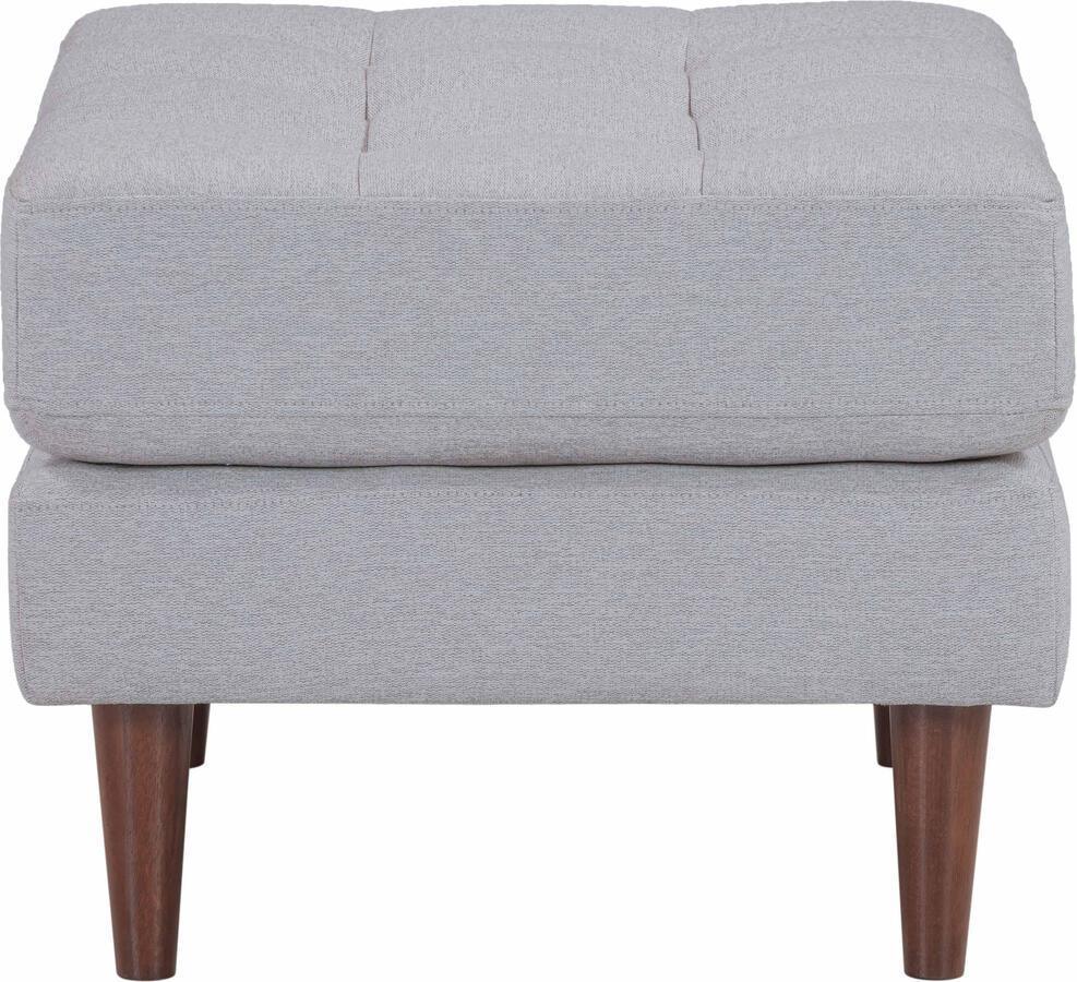 Tov Furniture Ottomans & Stools - Cave Gray Tweed Ottoman