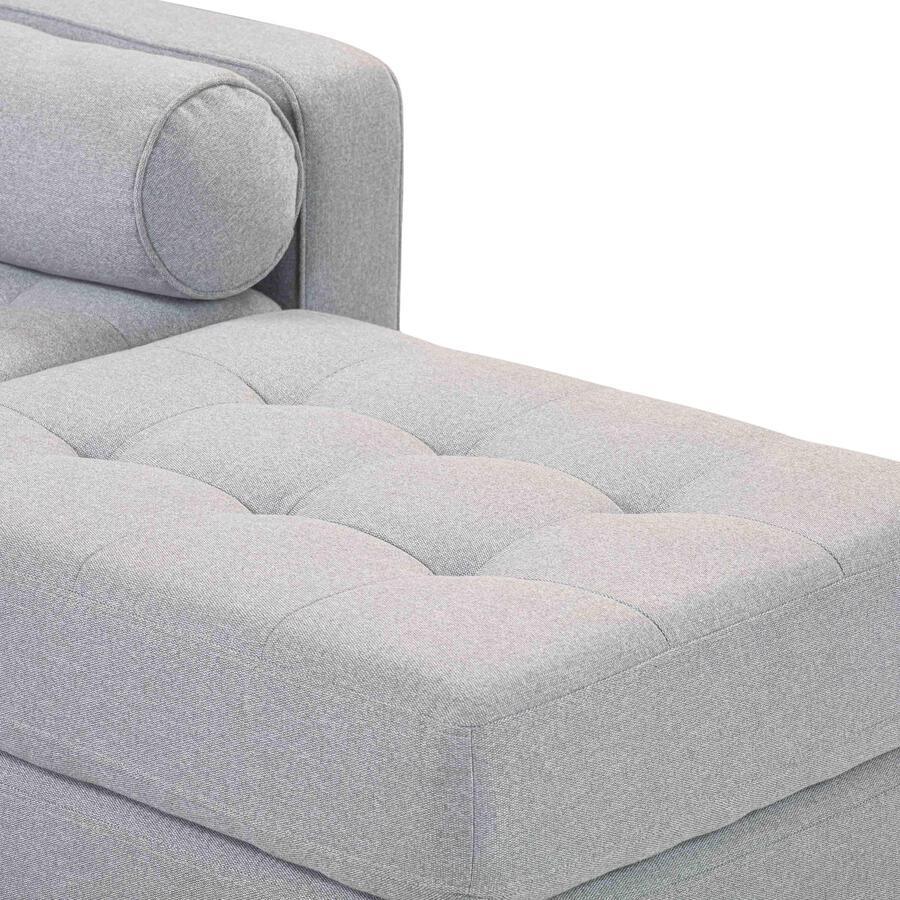 Tov Furniture Sectional Sofas - Cave Gray Tweed Sectional