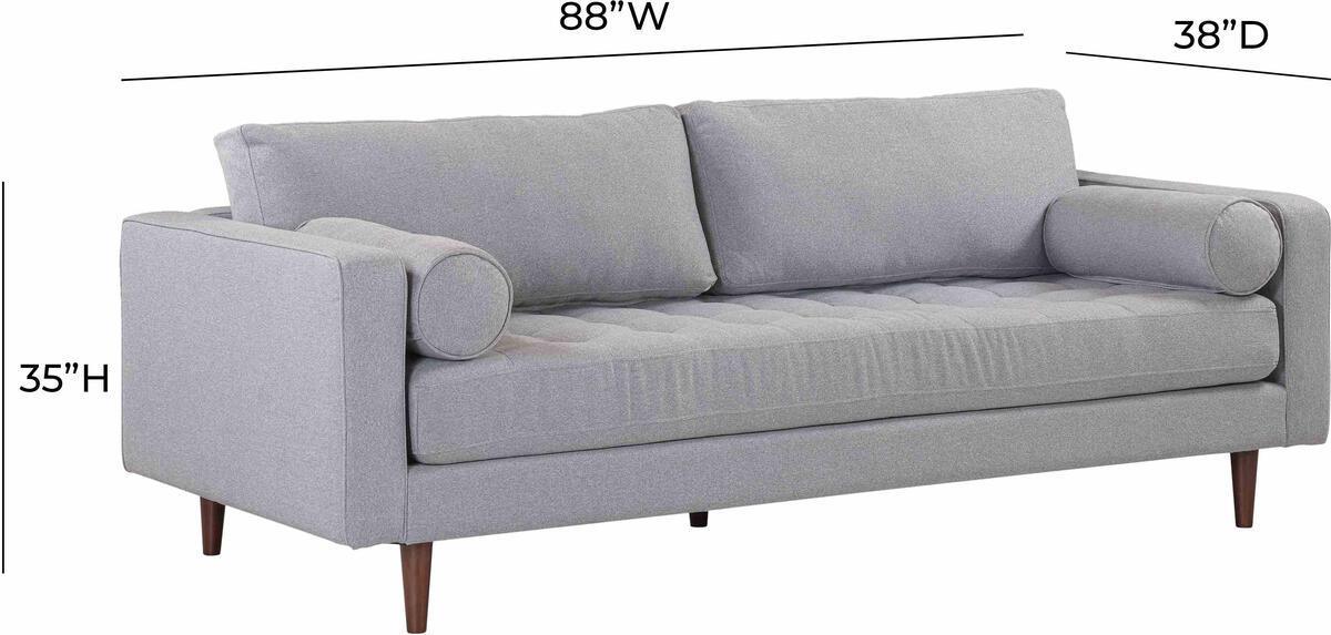 Tov Furniture Sofas & Couches - Cave Gray Tweed Sofa