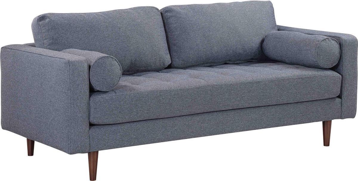 Tov Furniture Loveseats - Cave Navy Tweed Loveseat Navy