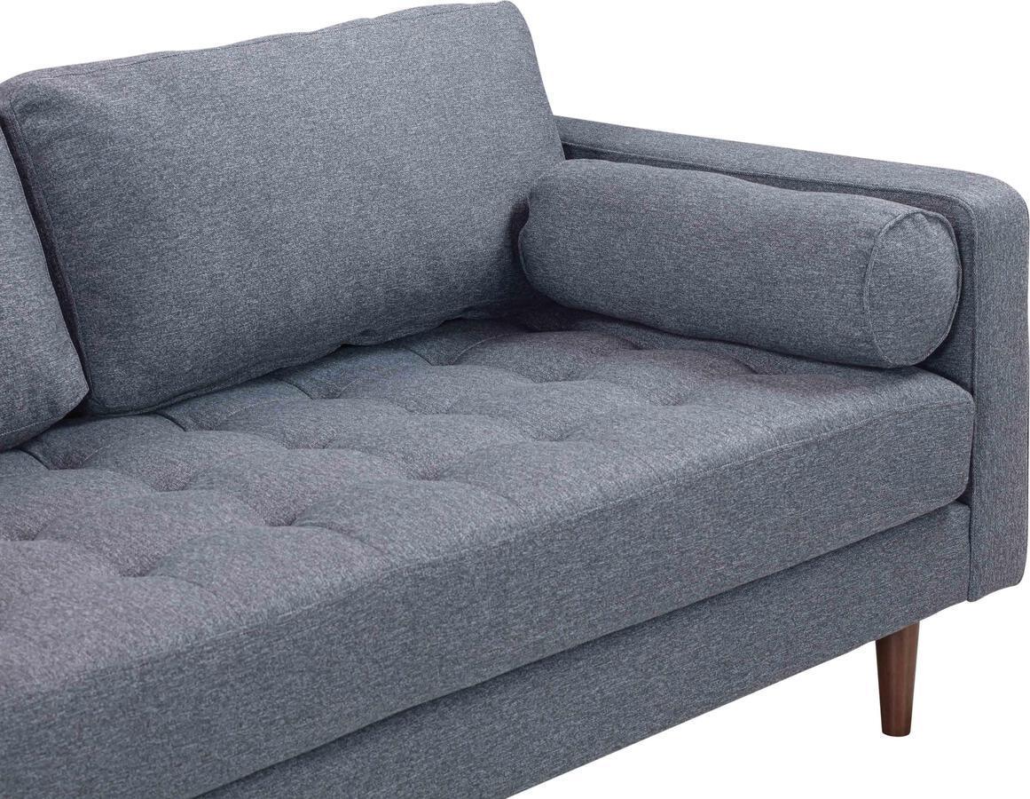 Tov Furniture Loveseats - Cave Navy Tweed Loveseat Navy