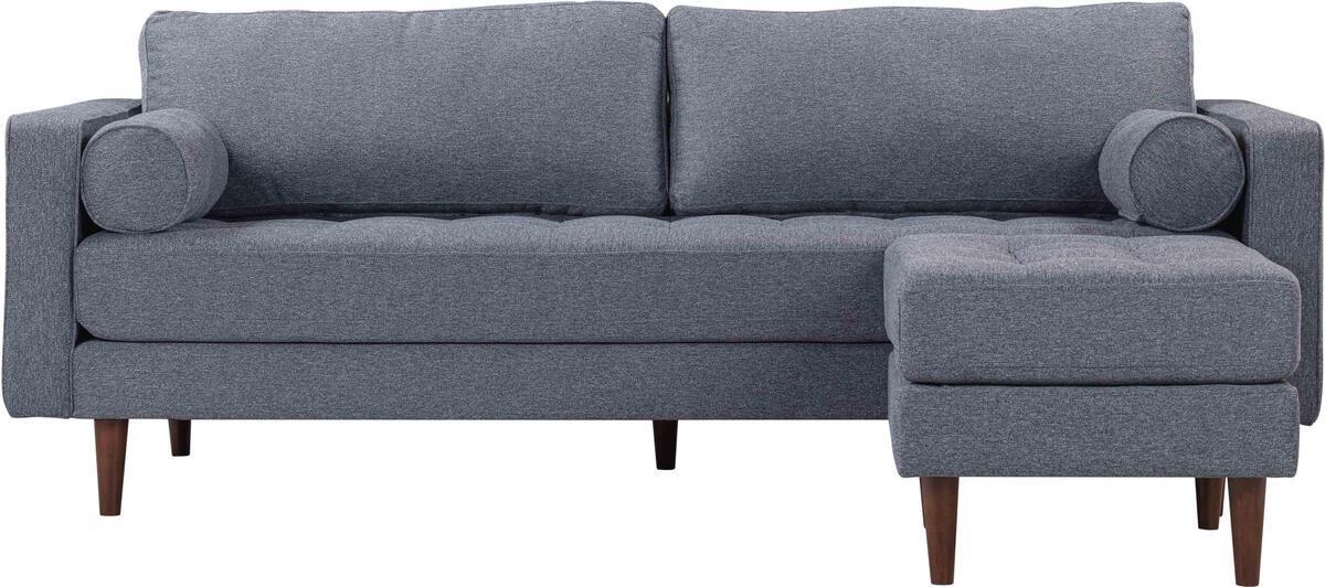 Tov Furniture Sectional Sofas - Cave Navy Tweed Sectional Navy