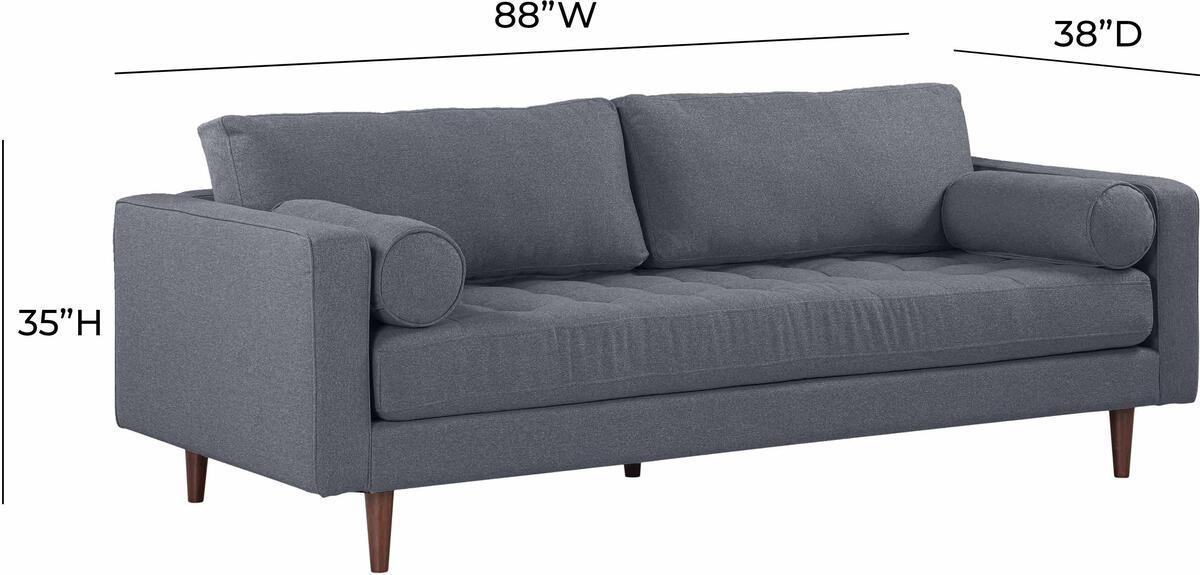 Tov Furniture Sofas & Couches - Cave Navy Tweed Sofa Navy