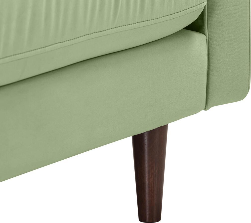Tov Furniture Loveseats - Cave Sage Green Velvet Loveseat