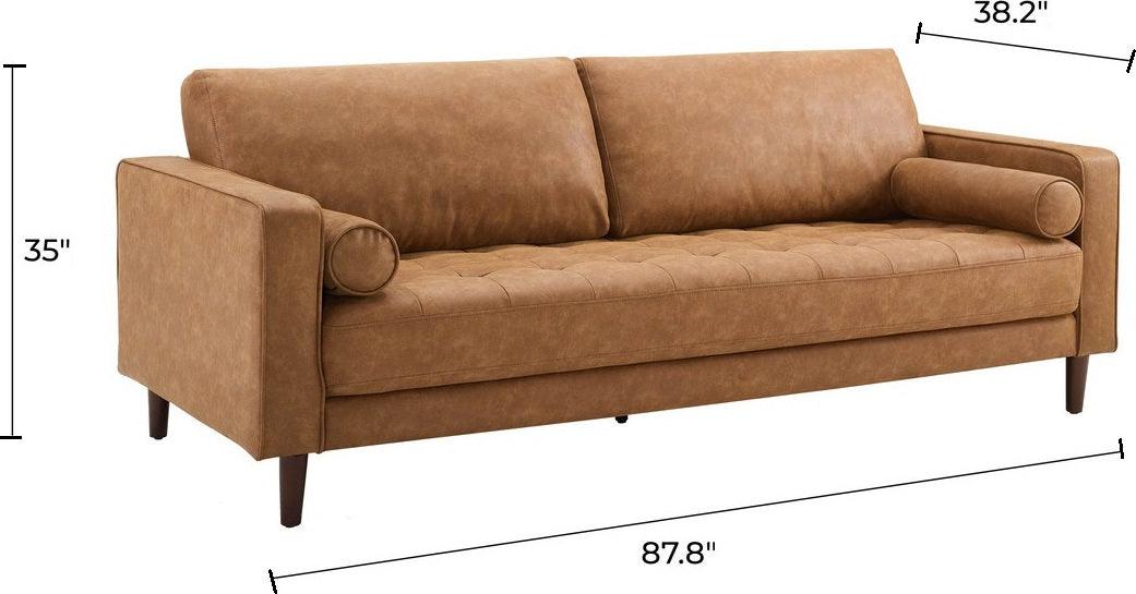 Tov Furniture Sofas & Couches - Cave Sofa Brown