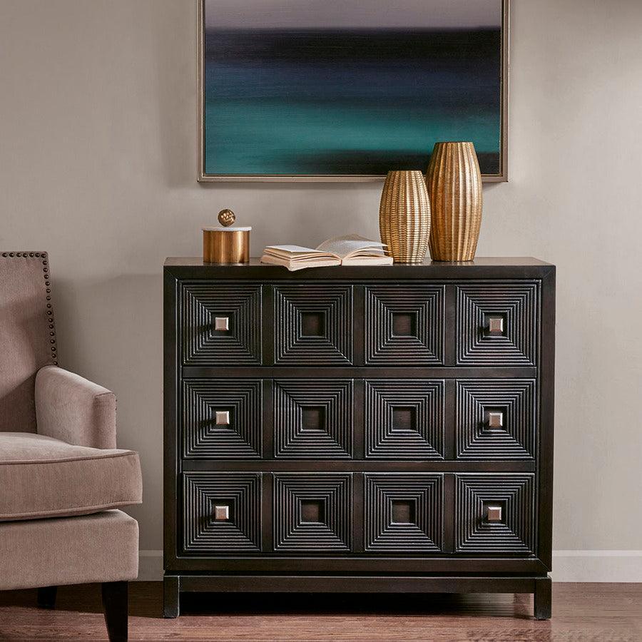 Olliix.com Buffets & Cabinets - Cecilia Accent Chest with 3 Drawers Brown