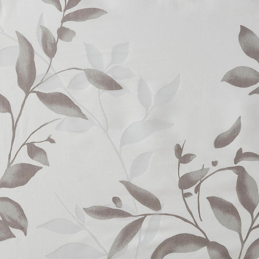 Olliix.com Shower Curtains - Cecily Burnout Printed Shower Curtain Grey