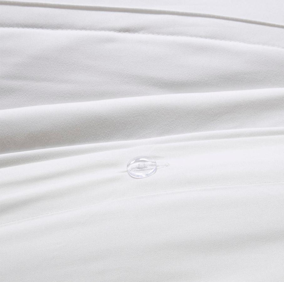 Olliix.com Duvet & Duvet Sets - Celeste Shabby Chic 4 Piece 2-in-1 Duvet Set King/Cal King White