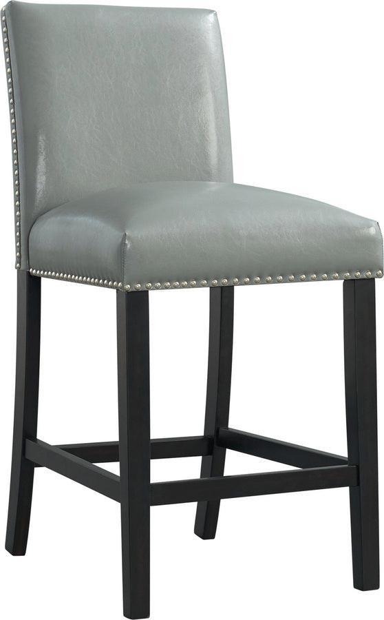 Elements Dining Sets - Celine 5 Piece Square Counter Dining Set- Table & Four Grey Side Chairs