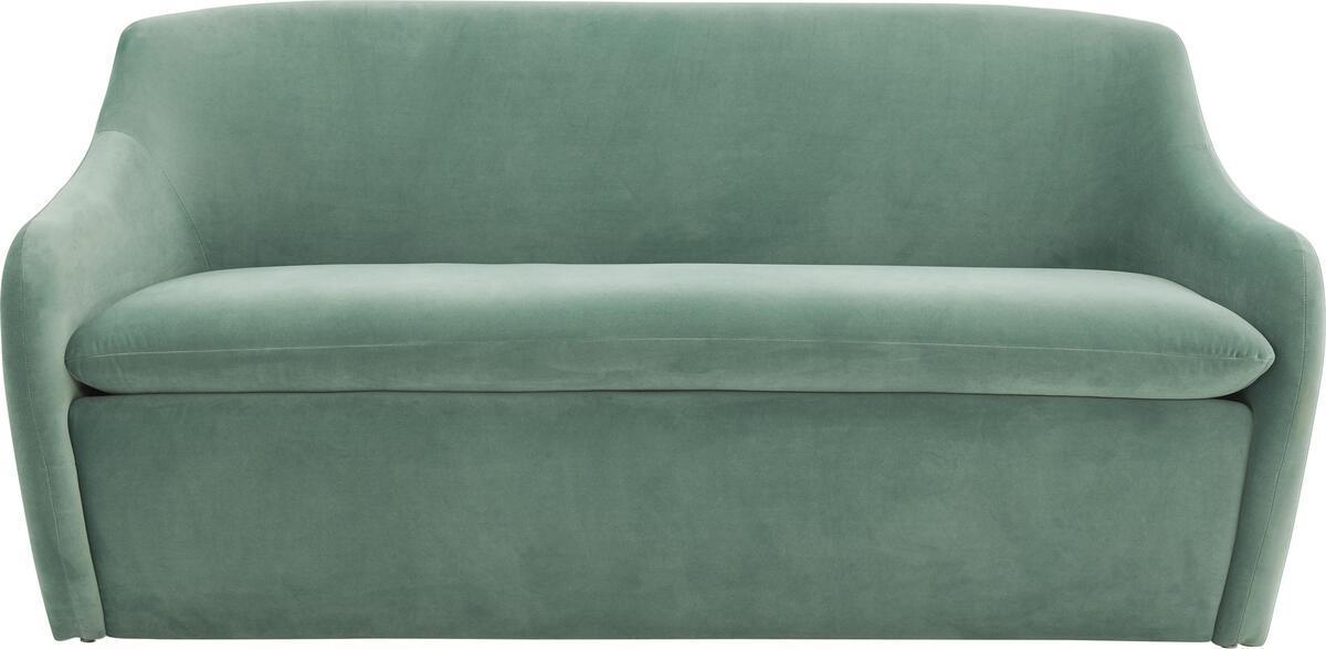 Tov Furniture Loveseats - Cellia Frost Blue Velvet Loveseat