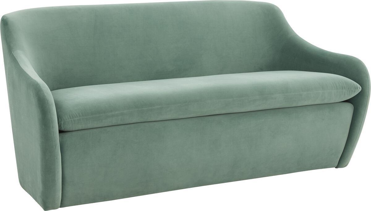 Tov Furniture Loveseats - Cellia Frost Blue Velvet Loveseat