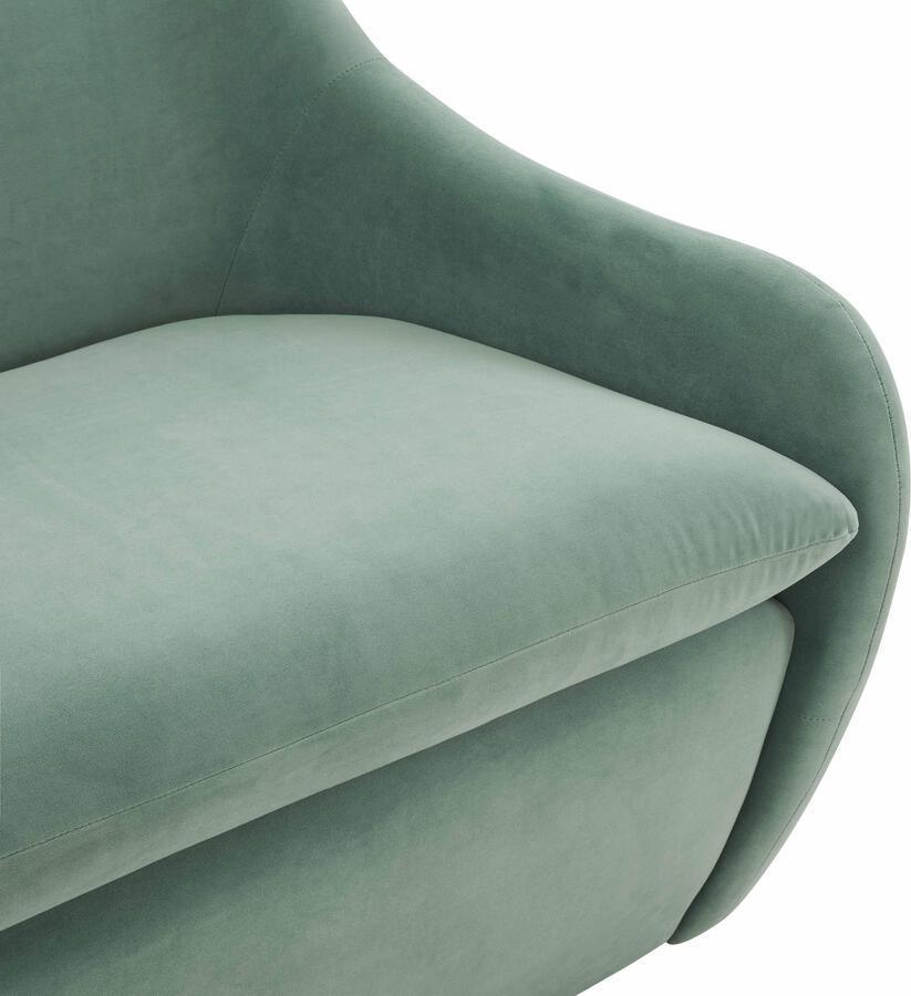 Tov Furniture Loveseats - Cellia Frost Blue Velvet Loveseat