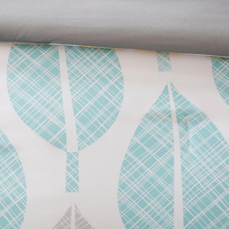 Olliix.com Comforters & Blankets - Central California King Park Casual Complete Comforter and Cotton Sheet Set Yellow & Aqua