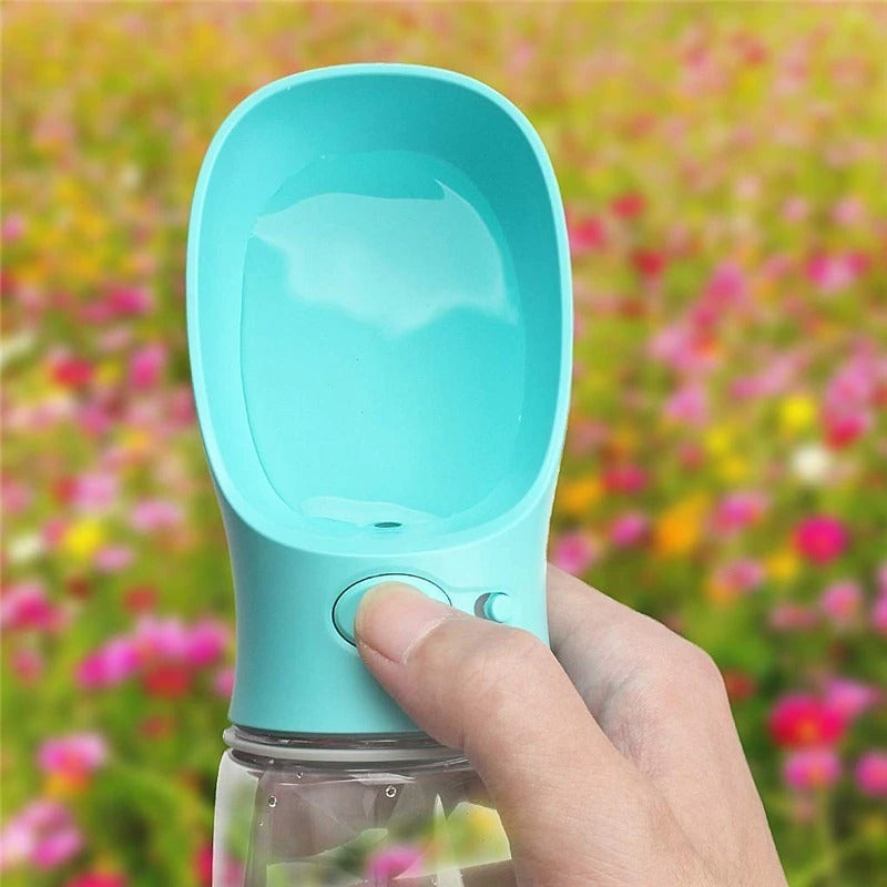Regis Pet Grooming Supplies - 350 550ML Portable Pet Dog Water Bottle For Small Large Dogs Travel Puppy Cat Drinking Bowl Bulldog Water Dispenser Feeder