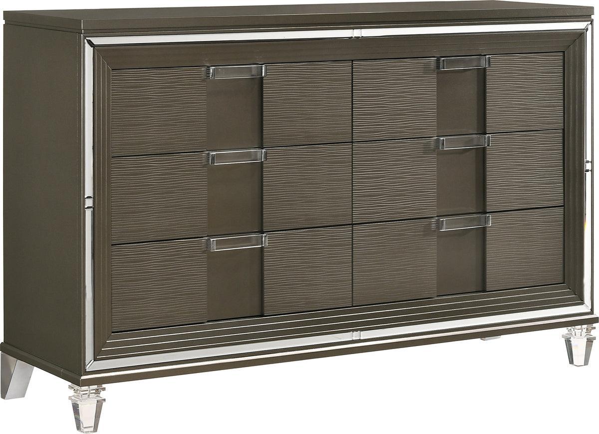 Elements Dressers - Charlotte 6-Drawer Dresser Copper