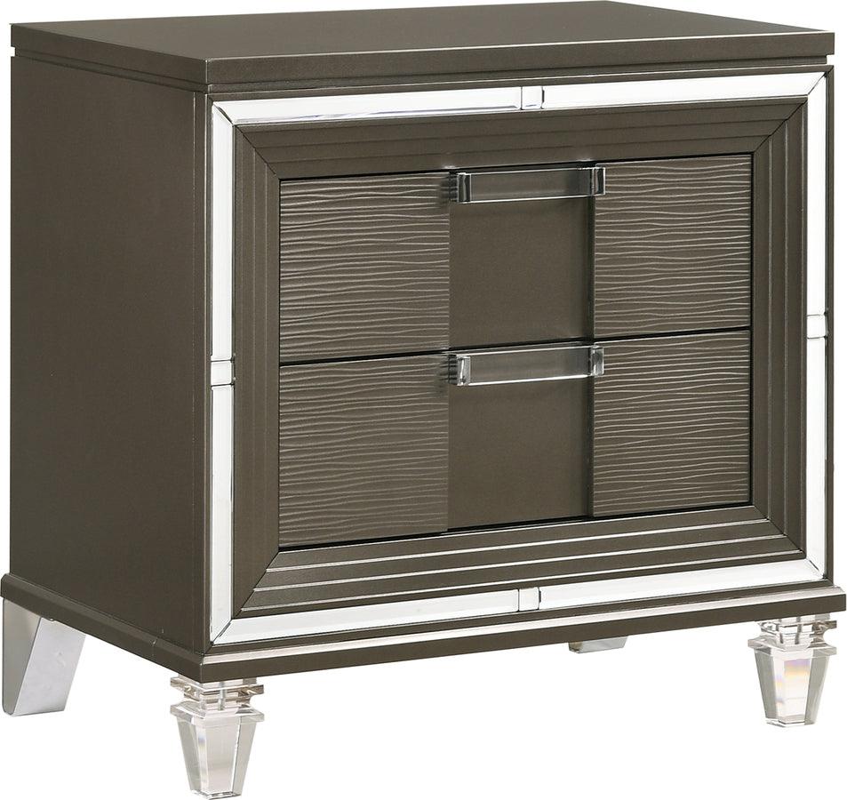 Elements Bedroom Sets - Charlotte Queen Storage 3PC Bedroom Set Copper