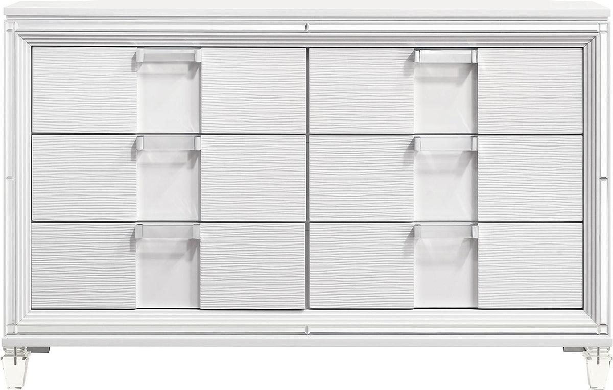Elements Dressers - Charlotte Youth 6-Drawer Dresser in White White
