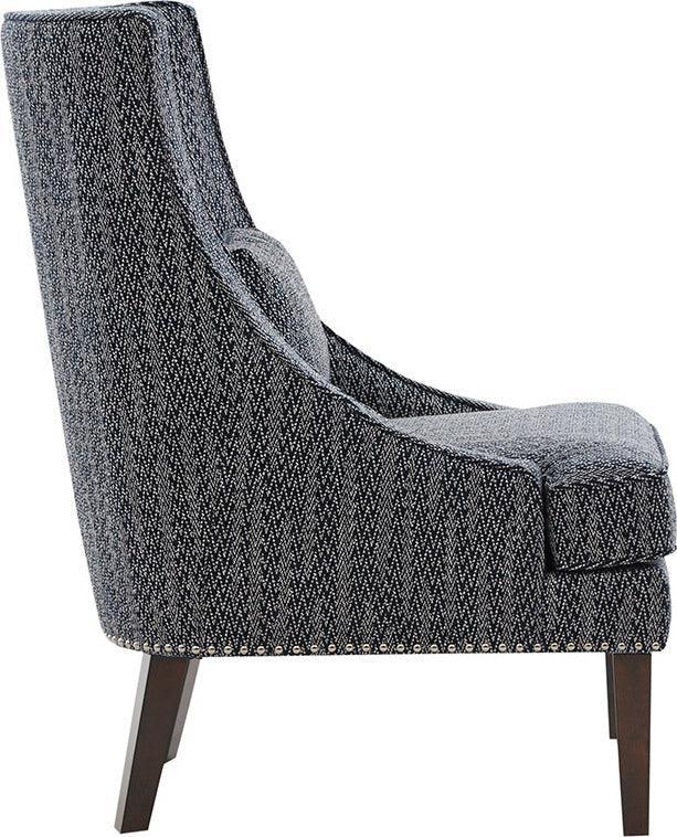 Olliix.com Accent Chairs - Chase High Back Accent Chair Navy