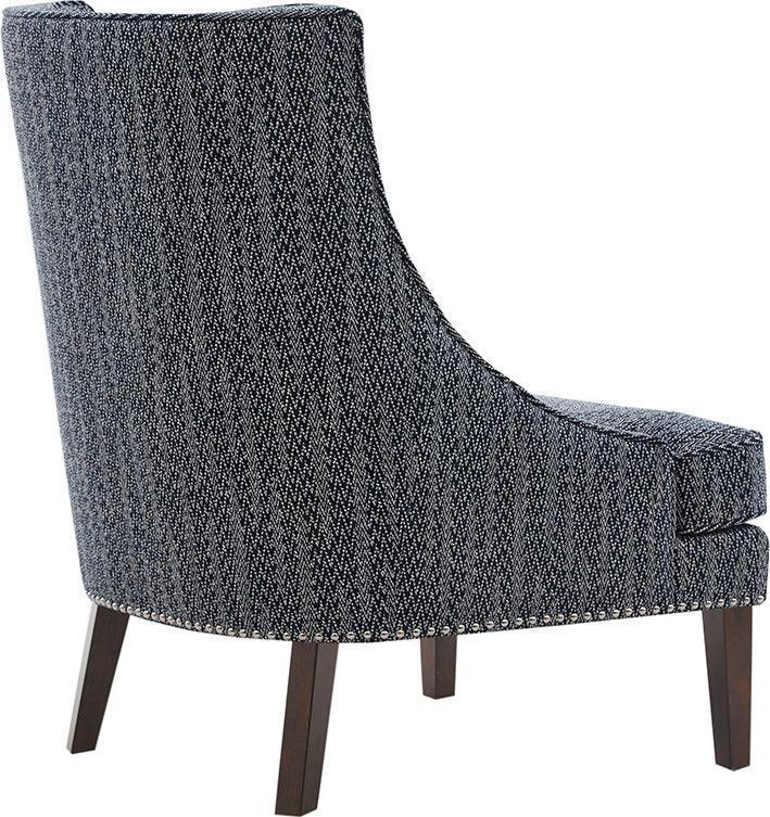 Olliix.com Accent Chairs - Chase High Back Accent Chair Navy