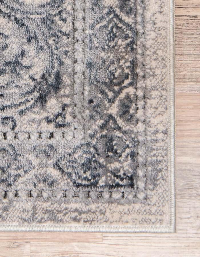 Unique Loom Indoor Rugs - Chateau Traditional 10x14 Rectangular Rug Navy Blue