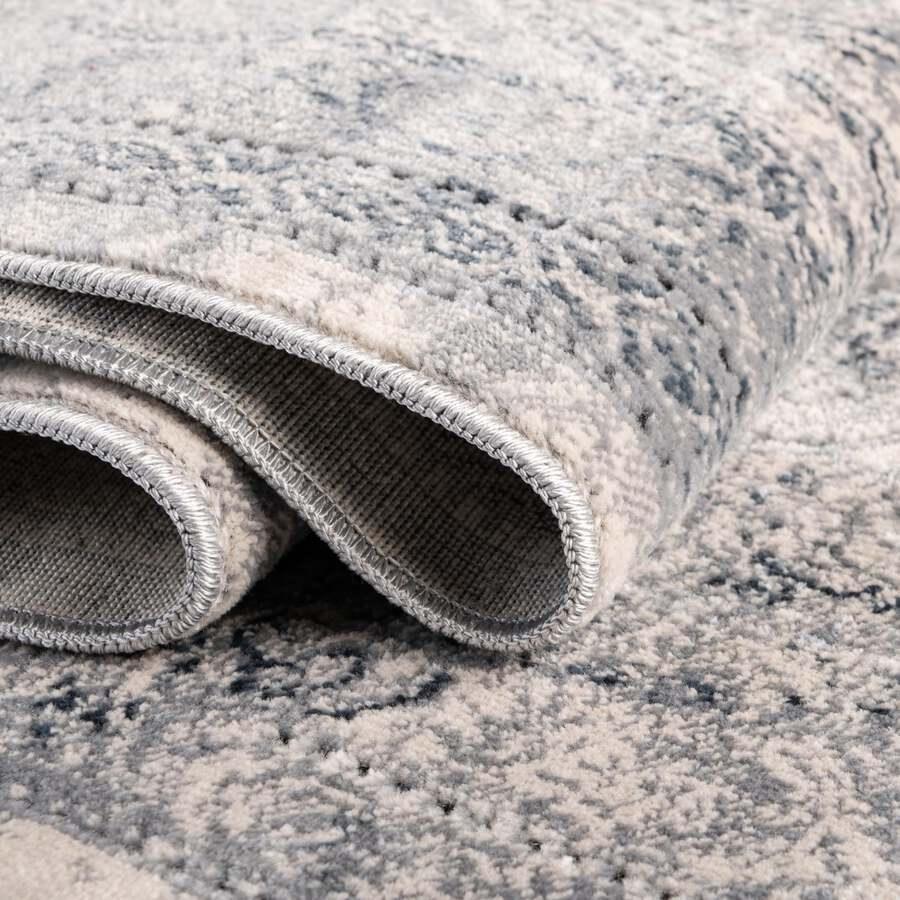 Unique Loom Indoor Rugs - Chateau Traditional 10x14 Rectangular Rug Navy Blue