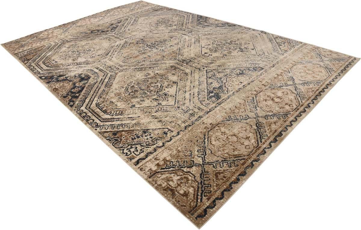 Unique Loom Indoor Rugs - Chateau Urban 10x14 Rectangular Rug Beige