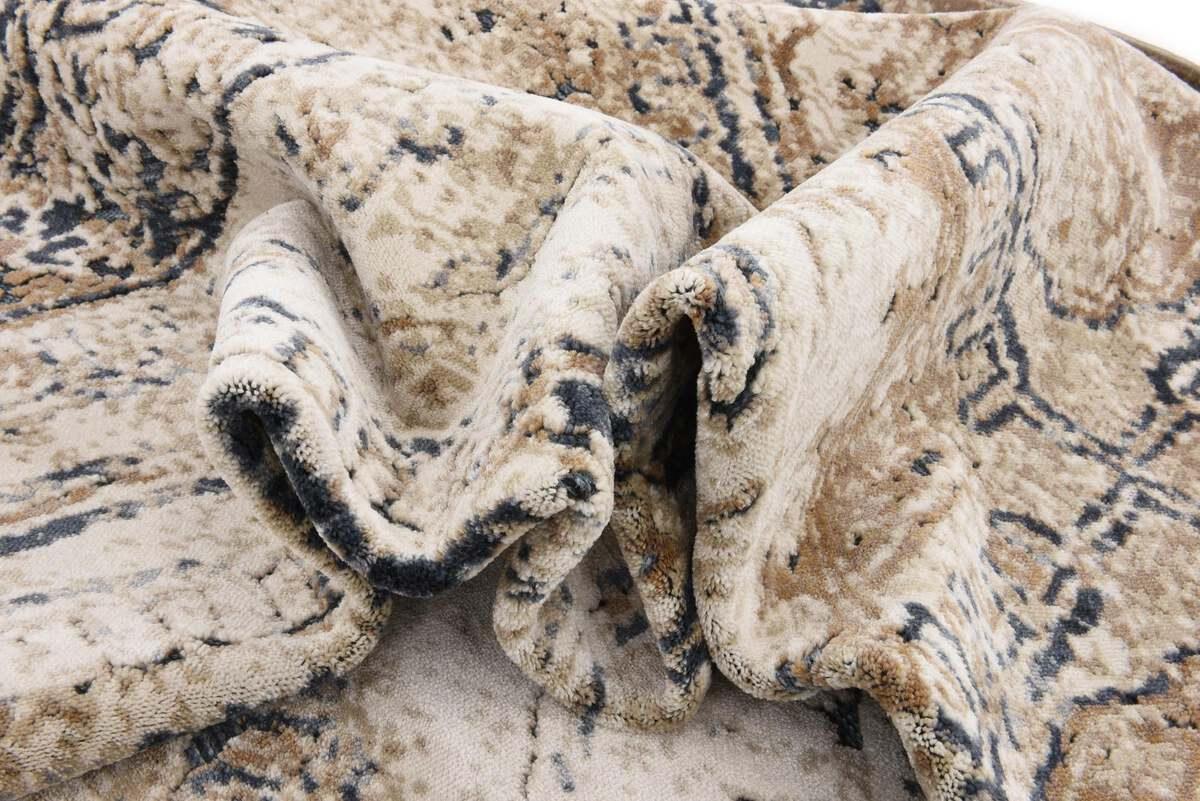 Unique Loom Indoor Rugs - Chateau Urban 10x14 Rectangular Rug Beige